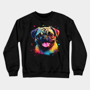 Pug Happiness Crewneck Sweatshirt